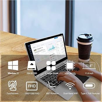Amazon.com: SZTPSLS Windows Laptop, 2 in 1 with Touchscreen,11.6